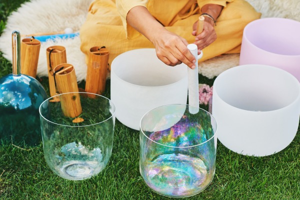 BAGNO SONORO con CAMPANE DI CRISTALLO